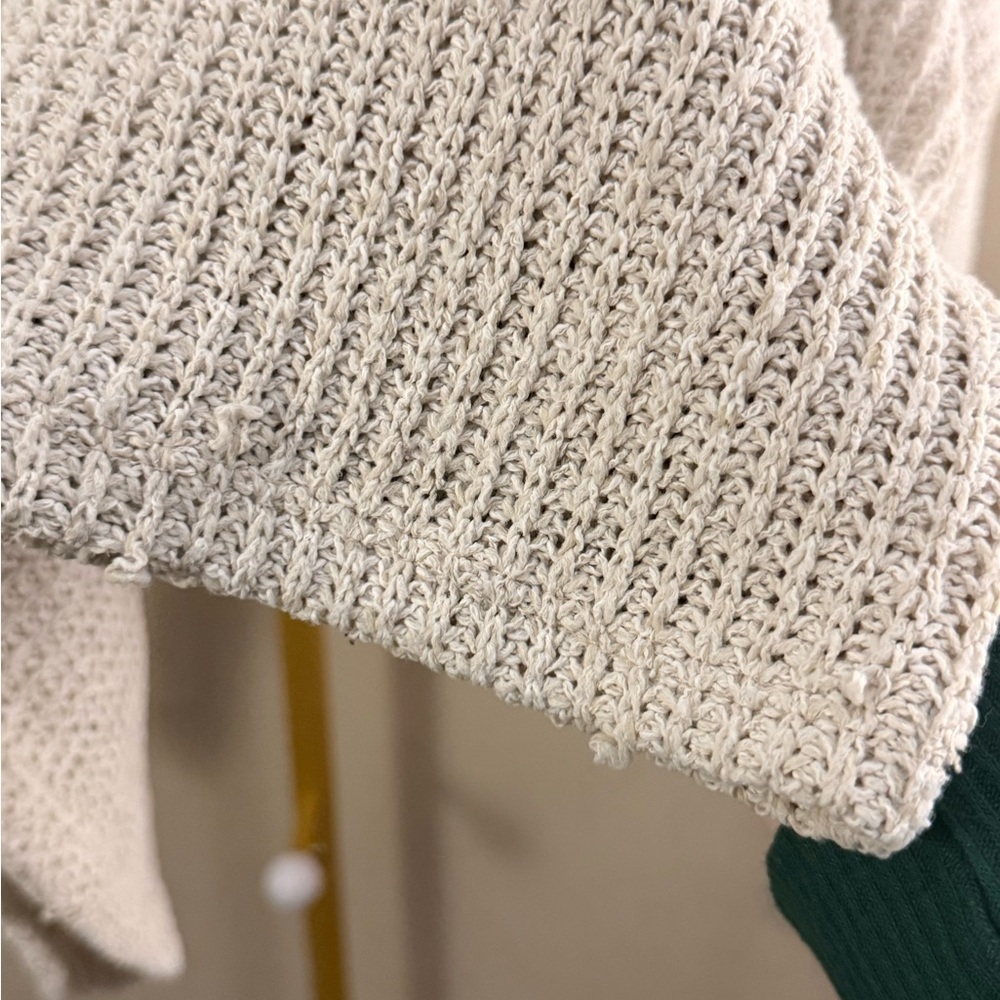 Korye Chunky Knit Sweater Cream Oversized Pullover XL - Picture 6 of 9